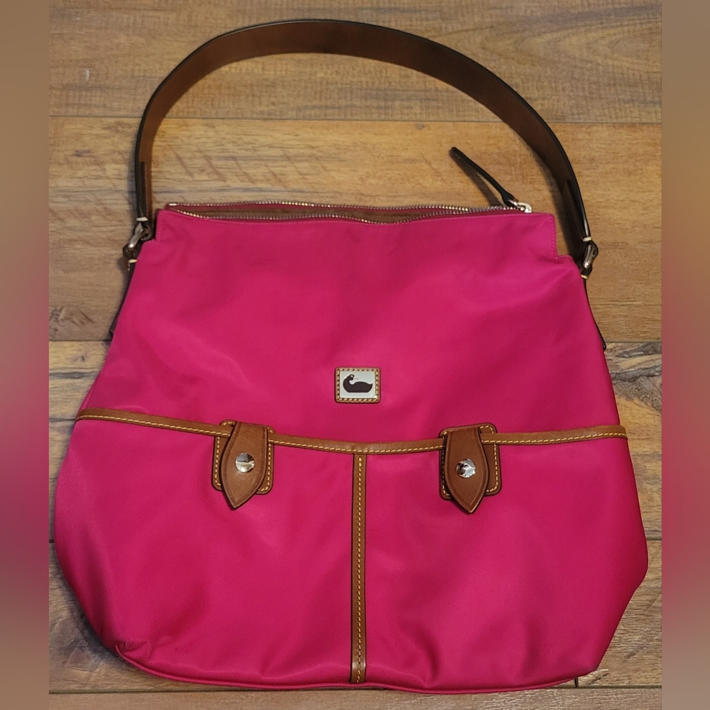 Dooney & Bourke bright pink shoulder bag